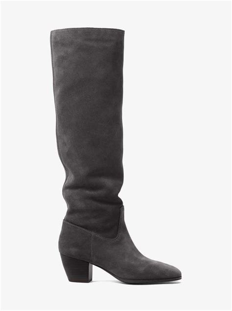 michael kors high boots|Michael Kors avery suede boots.